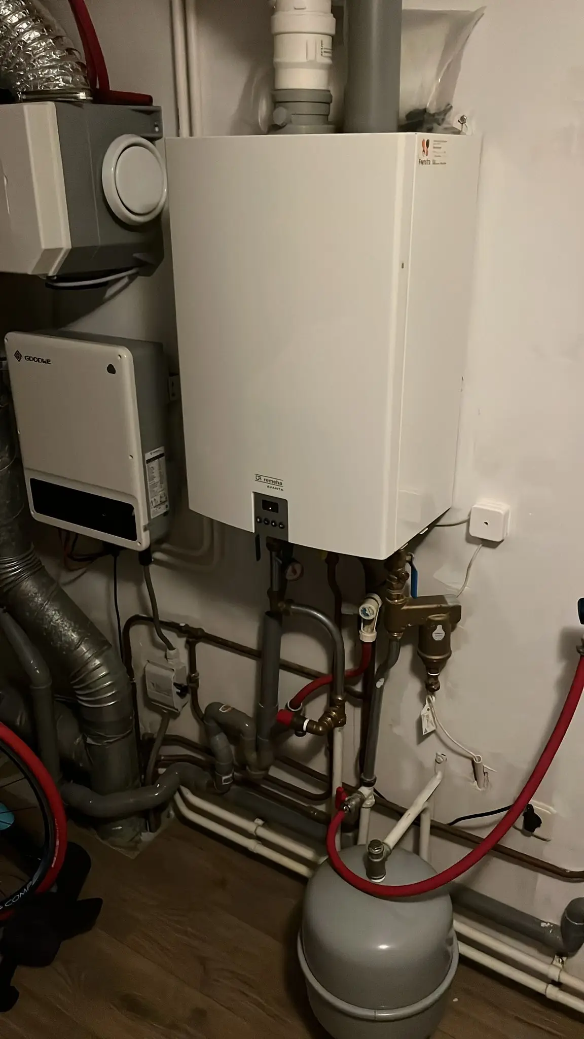 Intergas cv-installatie in Groningen