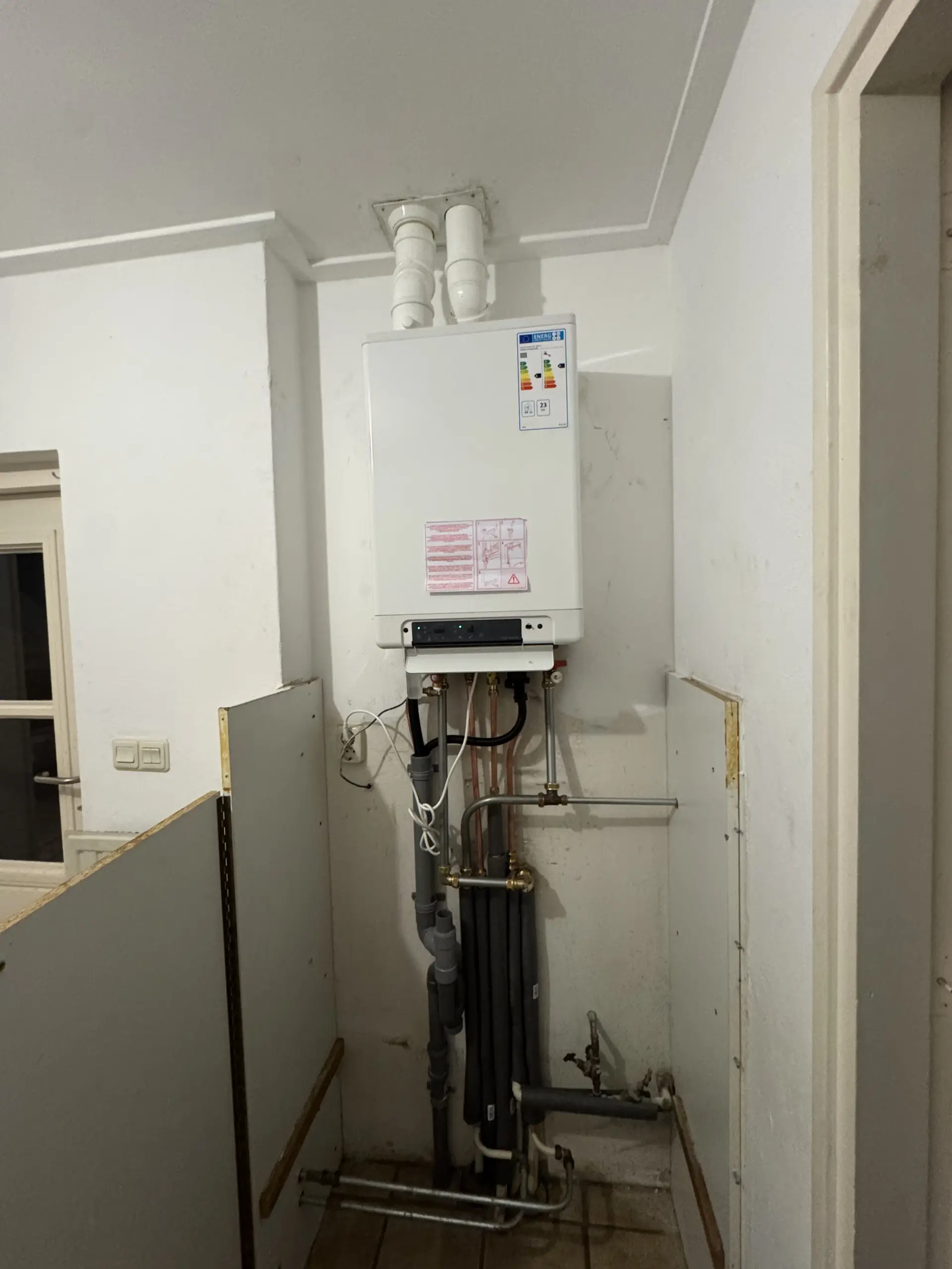 Nieuwe cv-ketel geplaatst in Borger
